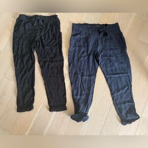 Aritzia & BCBG light summer pants